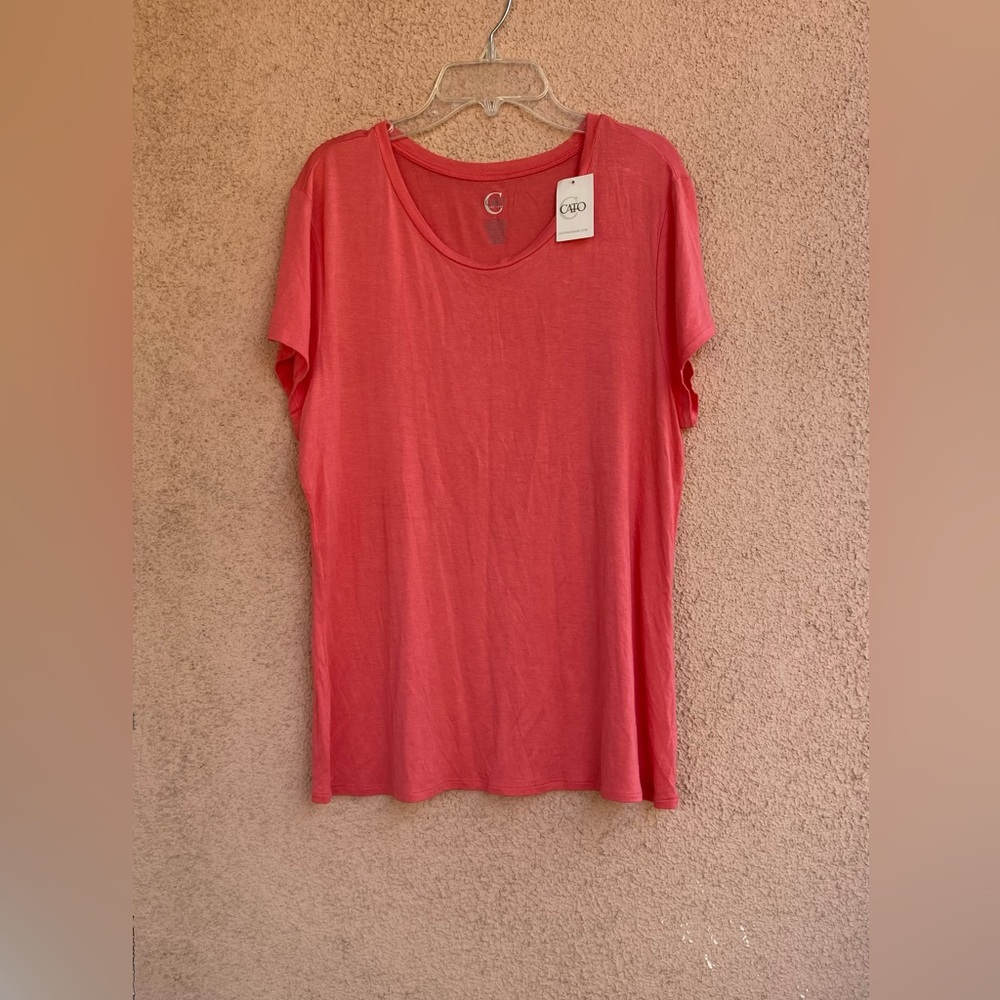 Cato short sleeve orange tee